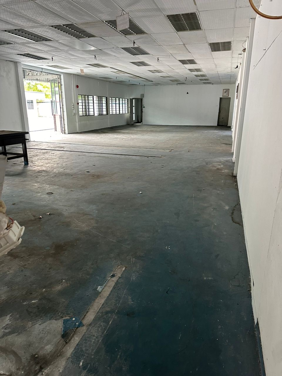 Office and work area inside the Senai factory