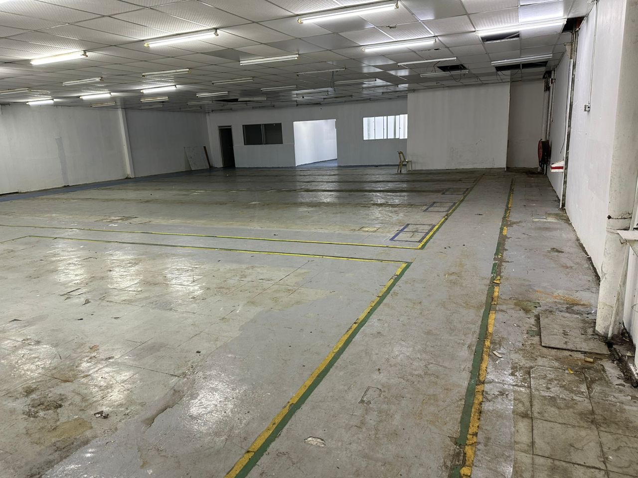 Production floor inside Senai detached factory