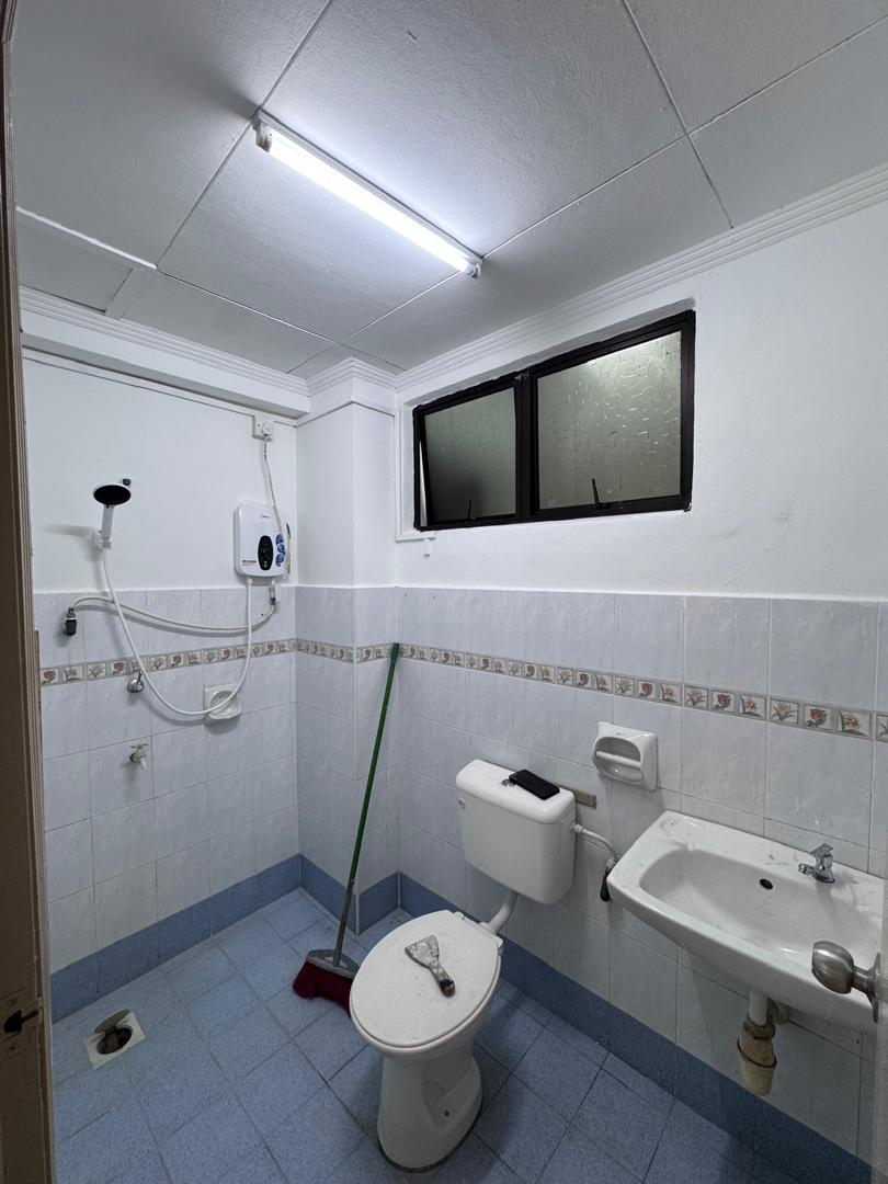 Bathroom with water heater
